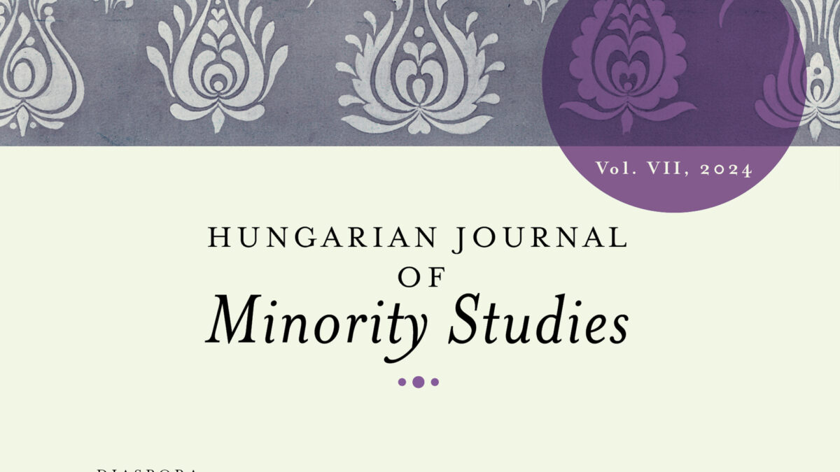 Hungaian Journal of Minority Studies Vol. VII, 2024